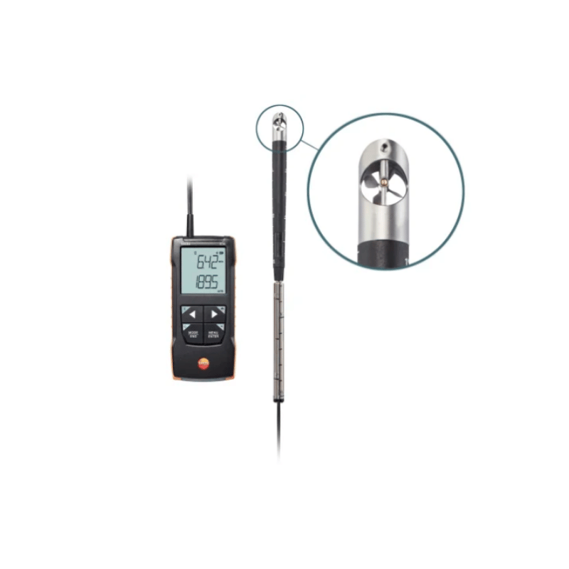 ANEMOMETRE HELICE TELESCOPIQUE TESTO 416